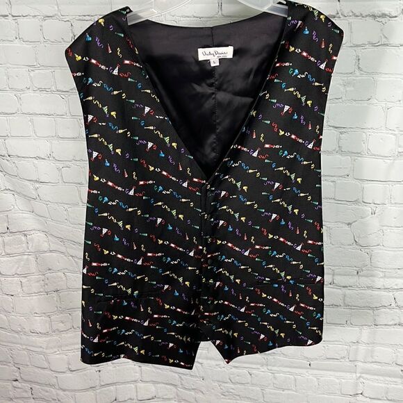 Happy New Year! Vicky Davis - New York Vest- Celebrations Birthday Size Large - Picture 1 of 4